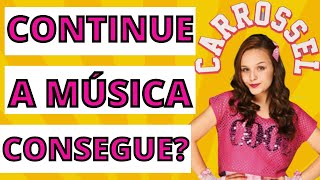 Tente Continuar A Música, Da Novela Carrossel Giro De Jogos