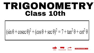 Prove that : (sintheta + cosec theta)^2 + (costheta + sectheta)^2 = 7 + tan^2 theta + cot^2 theta