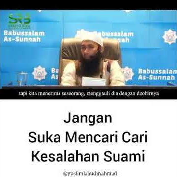 Para Istri...Jangan Kau Cari Cari Kesalahan Suami Mu
