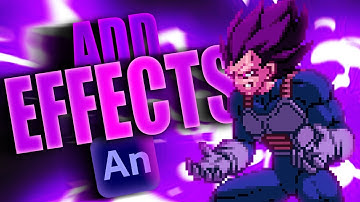 DBZ SPRITE EFFECTS TUTORIAL in Adobe Animate - DBZ Sprite Animation Beginners Guide Episode 3