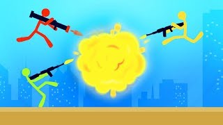 INTENSE EXPLOSIVE STICKMAN BATTLES! (Stick Fight)