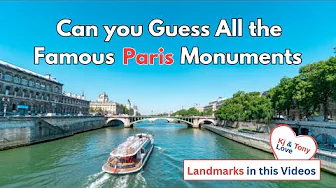 Paris Virtual Sightseeing Tour with KJ and Tony | Guess the Famous Paris Landmarks | Parisvlog
