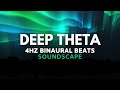 Deep Theta 4Hz | Binaural Beats Soundscape | Internal Focus, Meditation, Prayer | ASMR