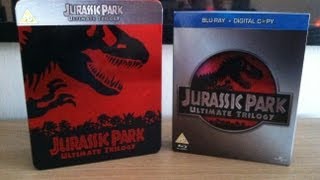 Jurassic Park ultimate Trilogy Collectors Tin Blu ray