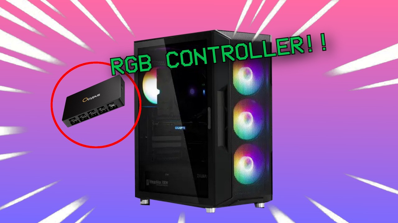 Installing a RGB fan hub in my PC! - YouTube