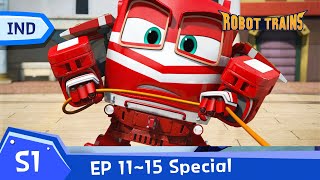 Robot Trains | EP11~EP15 (60min) | SPECIAL FULL EDISODE COMPLIATION | Bahasa Indonesia