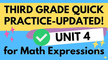 3rd Grade Math Expressions Unit 4  Quick Practices - UPDATED