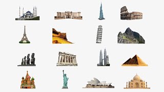 World Landmarks In English Language | Learn Famous World Landmarks | Most Popular World Landmarks