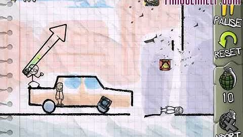 Fragger Stick Man Level 15 Walkthrough