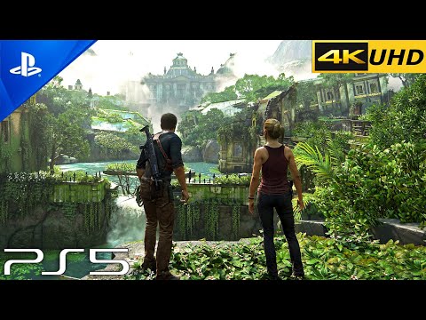 (PS5) The BEST Game Of The DECADE | UNCHARTED 4 PS5 4K60FPS GAMEPLAY Intense parkour mission