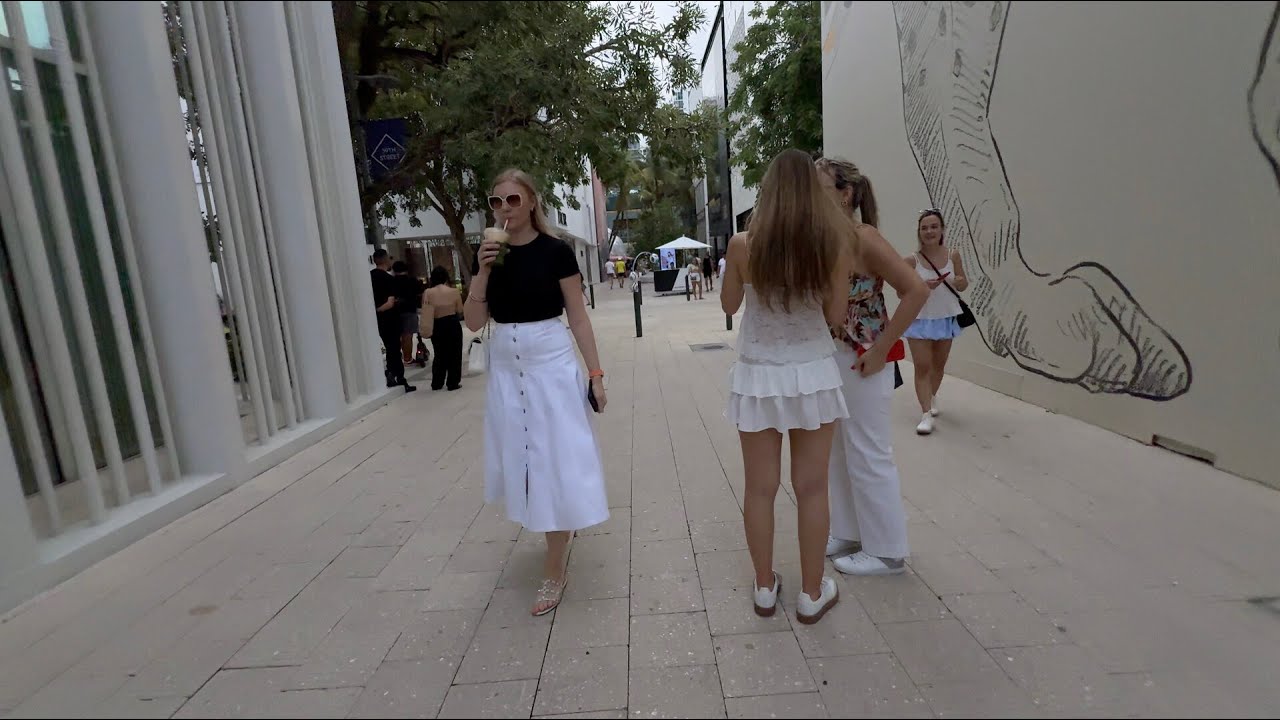 Walking Miami 4K POV 🌴 Design District to Ocean Drive South Beach Real Time Walk