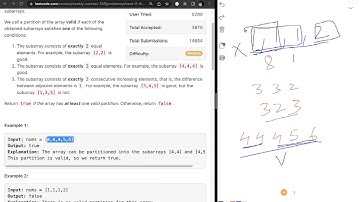 [Leetcode Weekly 305] Check if There is a Valid Partition For The Array - Part-1