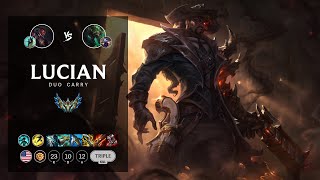 Lucian ADC vs Twitch - NA Challenger Patch 12.12
