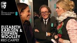 Stephen Woolley & Elizabeth Karlsen on the Red Carpet | EE BAFTA Film Awards 2019
