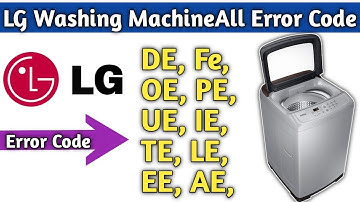 Lg Washing Machine Error Code | Error Code Of Lg Top Load Washing Wachine | #semobile