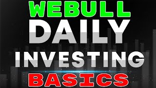 Webull Chart Setup Tutorial | Stock Market Today | Daily Investing