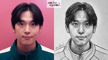 How To Draw Player 333 From Squid Game | Step by Step Drawing Tutorial