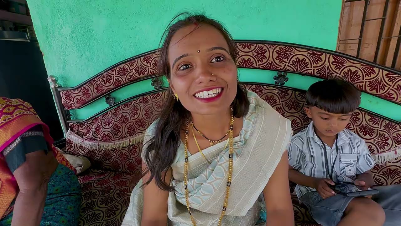 मावशीला घ्यायला गेलो🫢