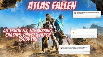 Fix Atlas Fallen Error | Not Launching, Crashing, Freezing, Black Screen, Unexpected Error