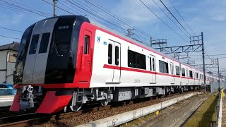 名鉄2200系(2213F)新製試運転　豊明　知立～一ツ木間通過