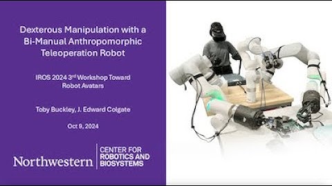 Dexterous Manipulation with a Bi-Manual Anthropomorphic Teleoperation Robot