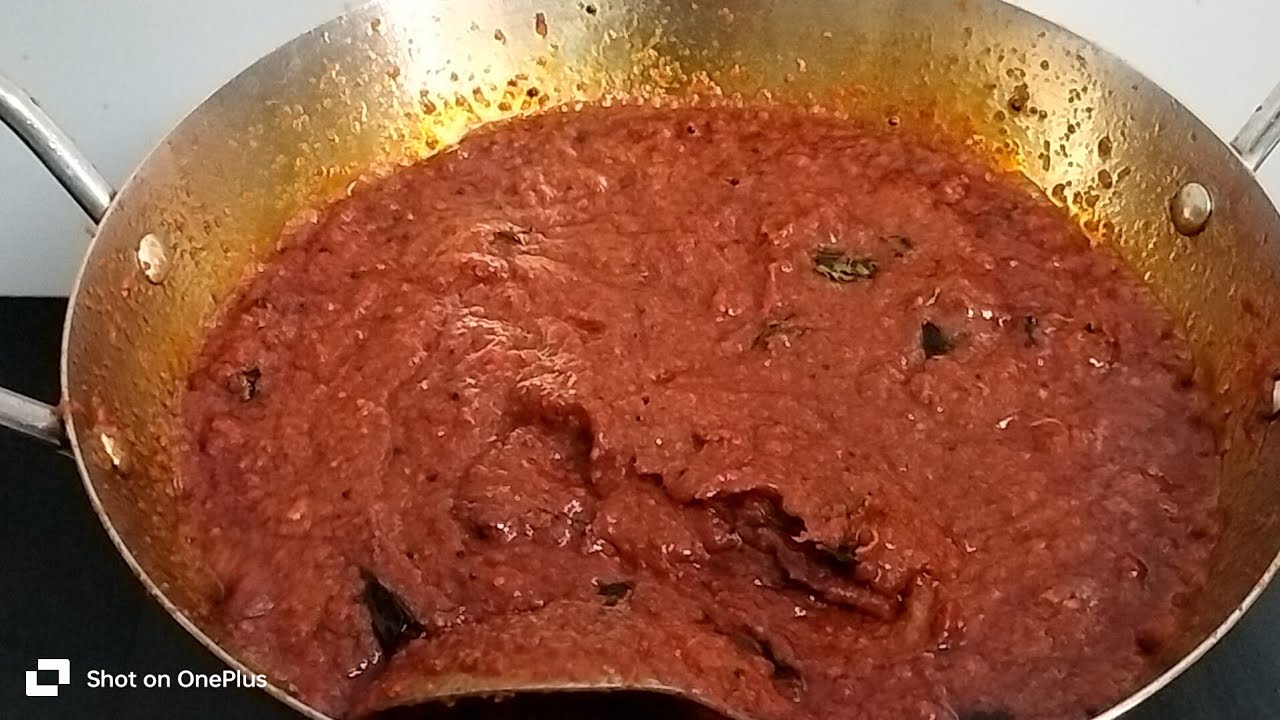 Tomato Pickle for Long Storage | టమాటా నిల్వ పచ్చడి ఆంధ్ర స్టైల్