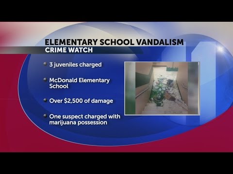 3 juveniles charged in Greene County elementary school vandalism case