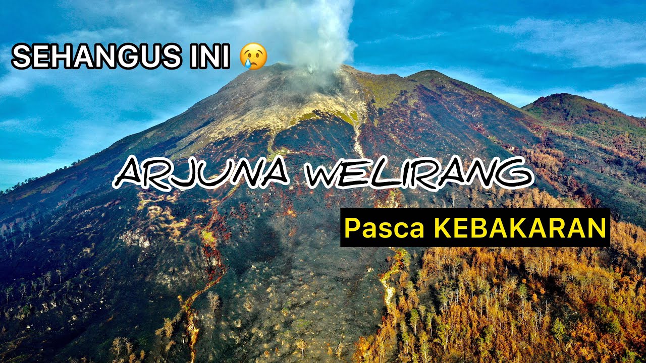 GUNUNG ARJUNA WELIRANG PASCA KEBAKARAN