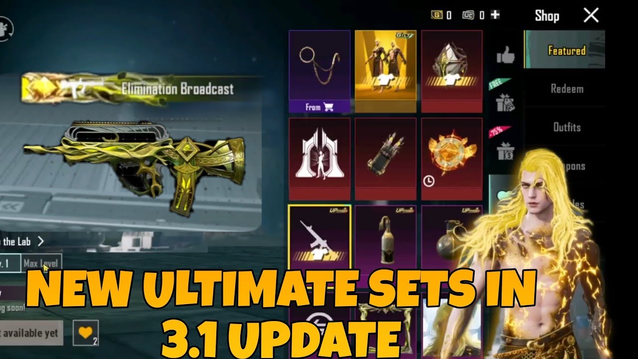 ||NEW ULTIMATE SETS||NEW UPGRADABLE SKINS