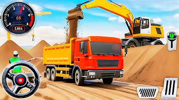 🔥 Large City Road Construction Gameplay 🚧 - Android Gameplay