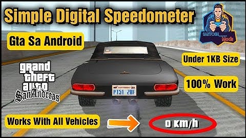 Simple Digital Speedometer Mod || Gta Sa Android || Santosh Mods ❤️