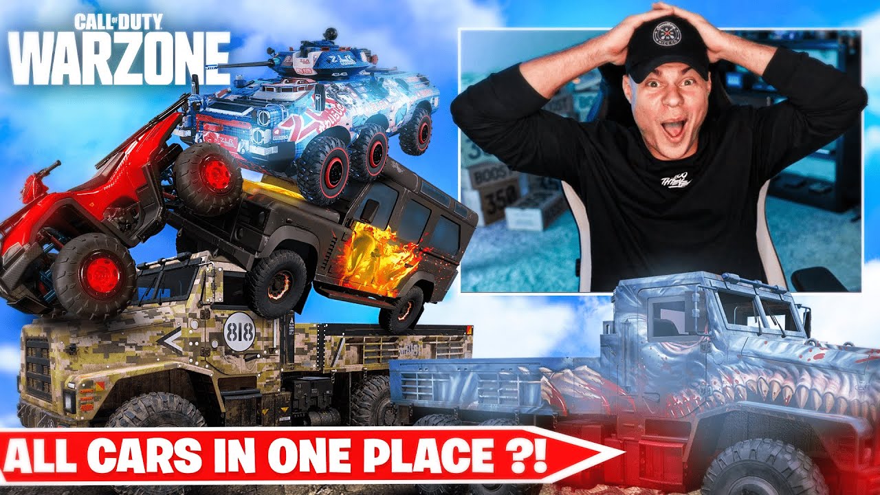 Warzone, But Every Vehicle On The Map In One Place And 150 Person Gulag * GAME BREAKING?*