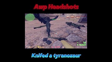 Knifed a Tyranozaur l Awp Headshots #shorts #cs #4k #counterstrike #counterstrikegameplay