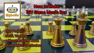How to make Music Box without Arduino Code, DIY Game Music Box, Arduino mp3 Module