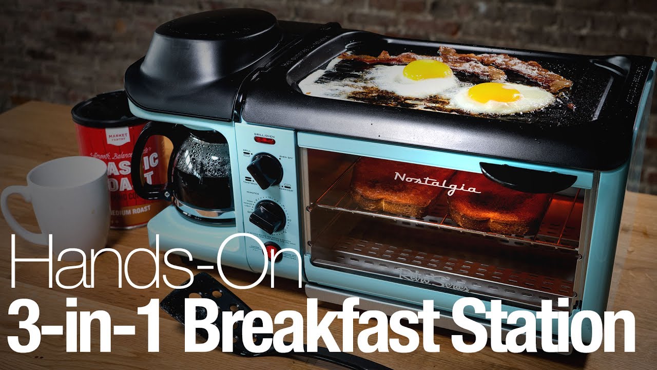 This Breakfast Machine Is an All-in-One Coffee Maker, Oven, and Stove