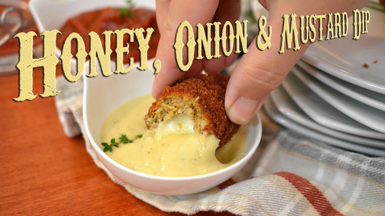 Honey Onion Mustard Sauce Dipping Sauce NoCook YouTube