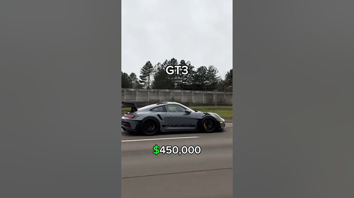 The Porsche 911 GT3RS Has Bad Specs!
