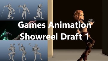 3D Animation GAMES Showreel Draft 1 - March 2025