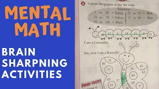 Brain Boosting MENTAL MATH Worksheets for kids|| Kindergarten, UKG, Grade 1