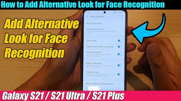 Galaxy S21/Ultra/Plus: How to Enable/Disable Face Unlock to Stay on Lock Screen until Swipe