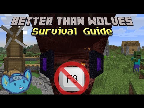 Building A Portal Network Without F3? - EP19 Better Than Wolves (Minecraft) Survival Guide