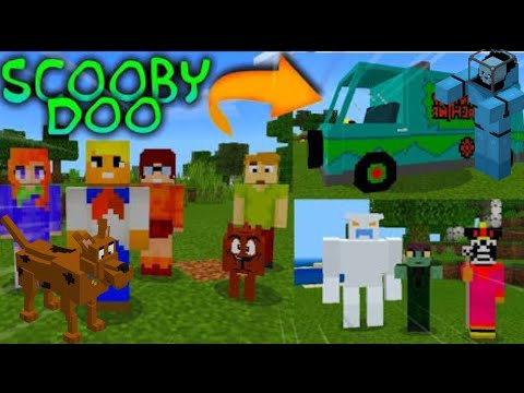 แจก+สอนลง Mod(Add-on) Scooby-Doo Minecraft pe โครตเท่