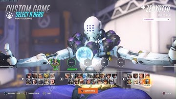 Overwatch 2 practice range zenyetta with kahunadude