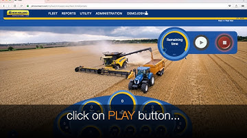 Dashboard function of telematics.Precision Land Management.Video#5.Markusson New Holland