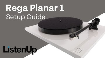 How To Setup Rega Planar 1 Belt-Drive Turntable