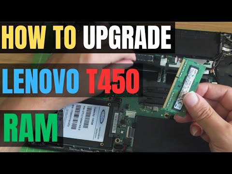 How To UPGRADE LENOVO T450 Laptop RAM