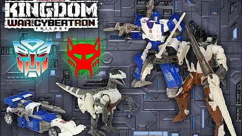 JJ Prime REVIEWS: Transformers WFC Kingdom Battle Across Time MIRAGE & MAXIMAL GRIMLOCK!