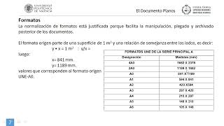 El documento Planos |  | UPV