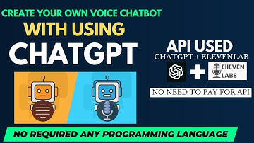 Create voice ChatBot using ChatGPT | ChatGPT Voice Assistance Bot | Use ElevenLabs and ChatGPT API