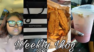 WEEKLY VLOG | GOT MY NAILS DONE, SEPHORA HAUL, CELEBRATING MY BROTHER BIRTHDAY, CHIT CHATS